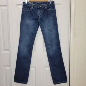 55DSL Dark Wash Diesel Denim Star Embroidered Back Pocket Bootcut Jean 28